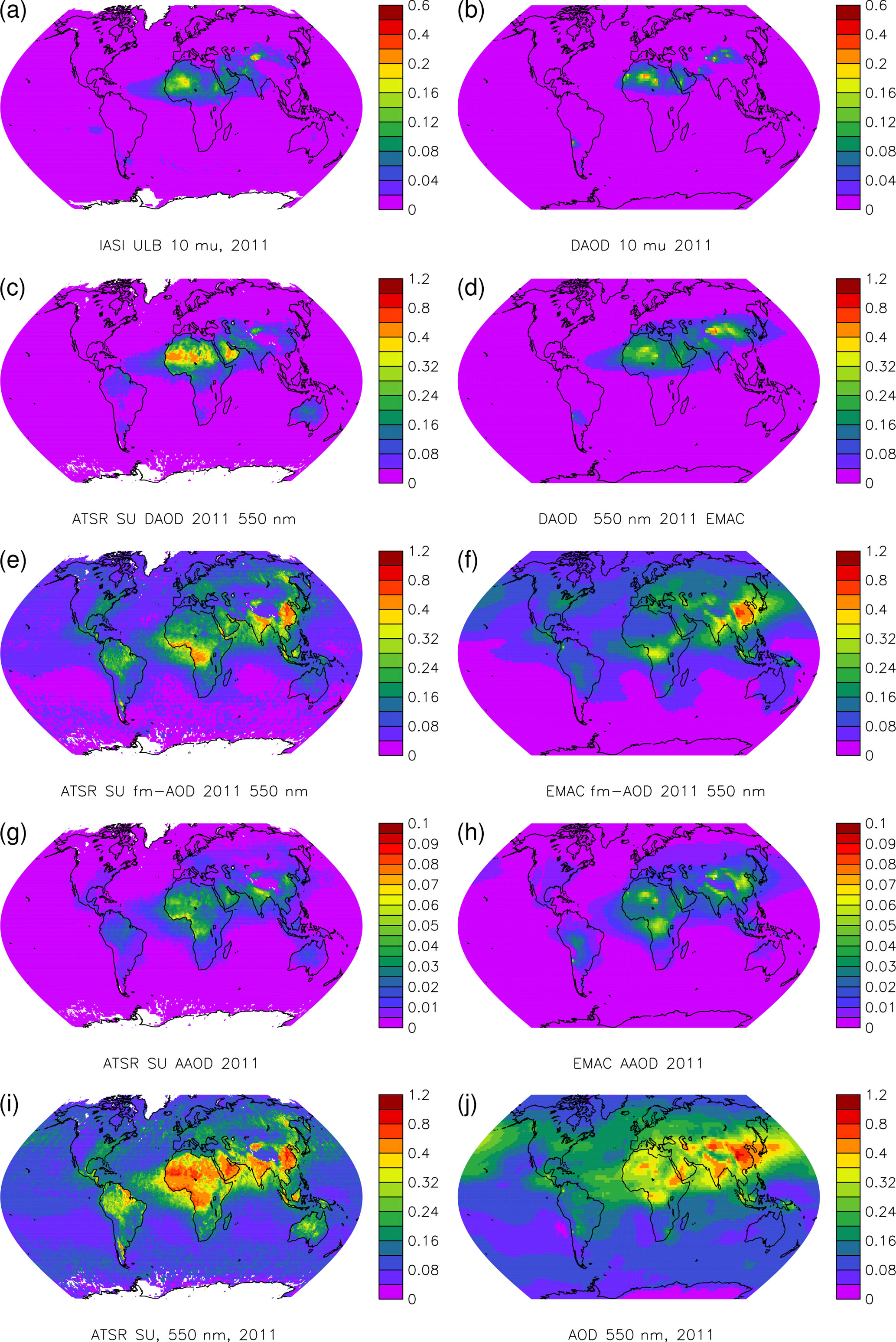 Acp Stratospheric Aerosol Radiative Forcing Simulated By The Chemistry Climate Model Emac Using Aerosol Cci Satellite Data