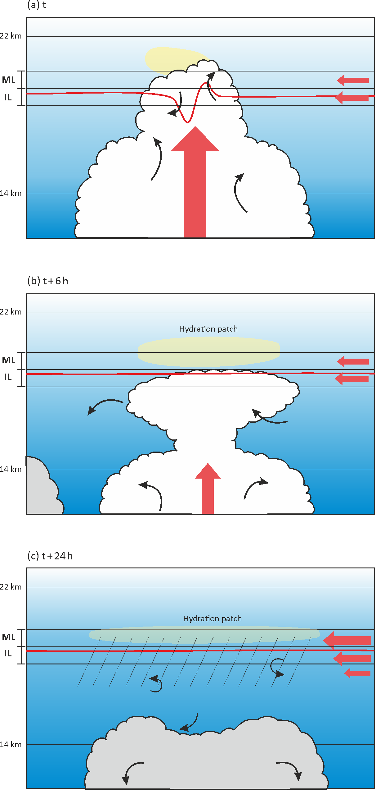 Acp Convective Hydration In The Tropical Tropopause Layer During The Stratoclim Aircraft Campaign Pathway Of An Observed Hydration Patch