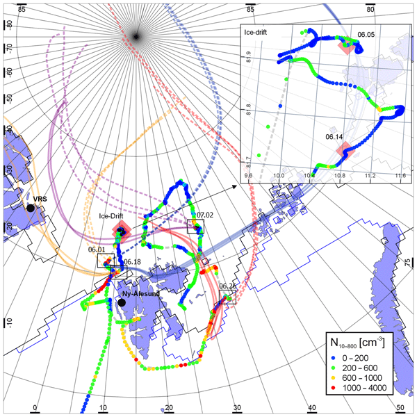 Acp New Particle Formation And Its Effect On Cloud Condensation Nuclei Abundance In The Summer Arctic A Case Study In The Fram Strait And Barents Sea