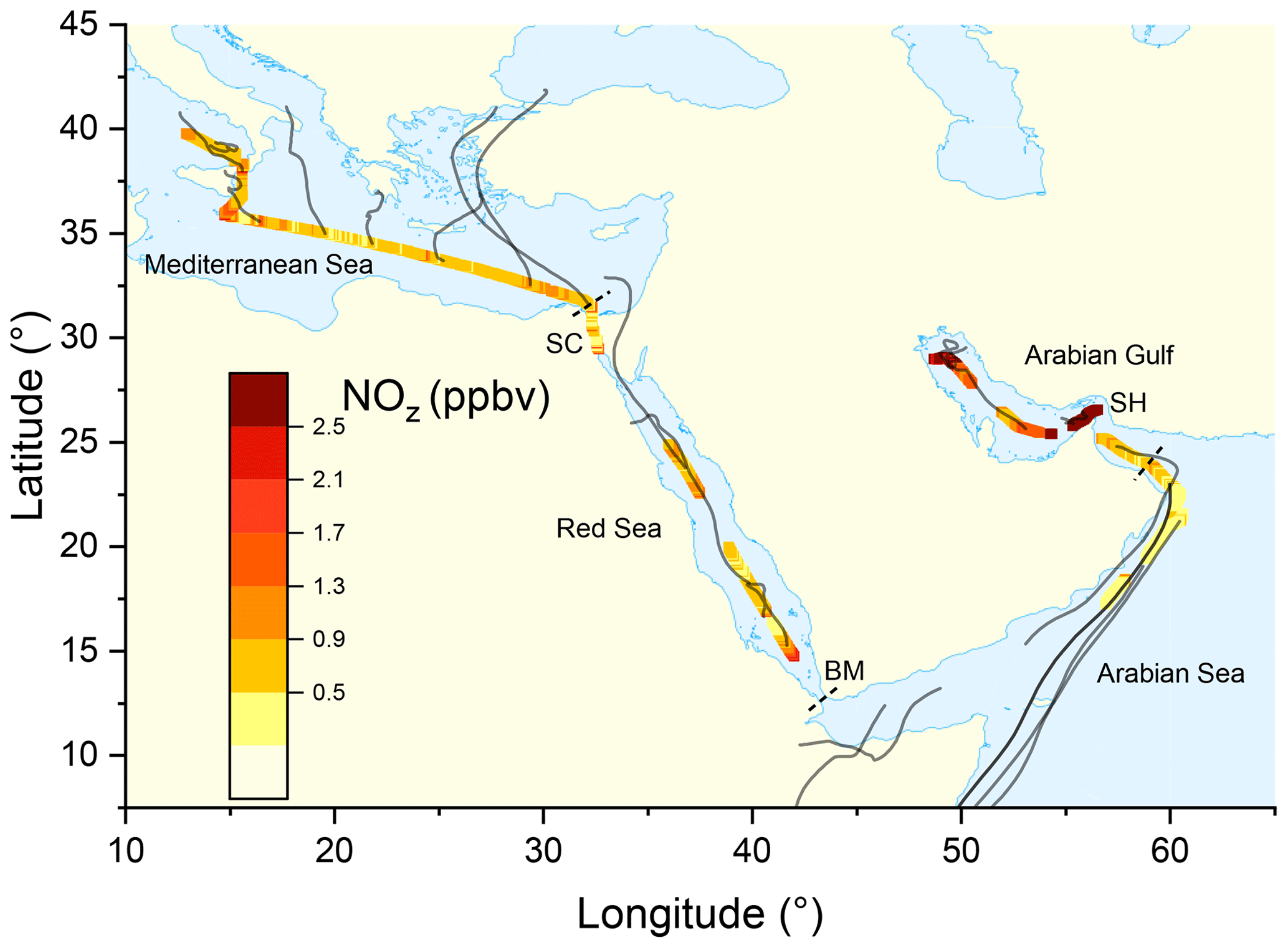 ACP Reactive Nitrogen Around The Arabian Peninsula And In The ACP Reactive Nitrogen Around The Arabian Peninsula And In The