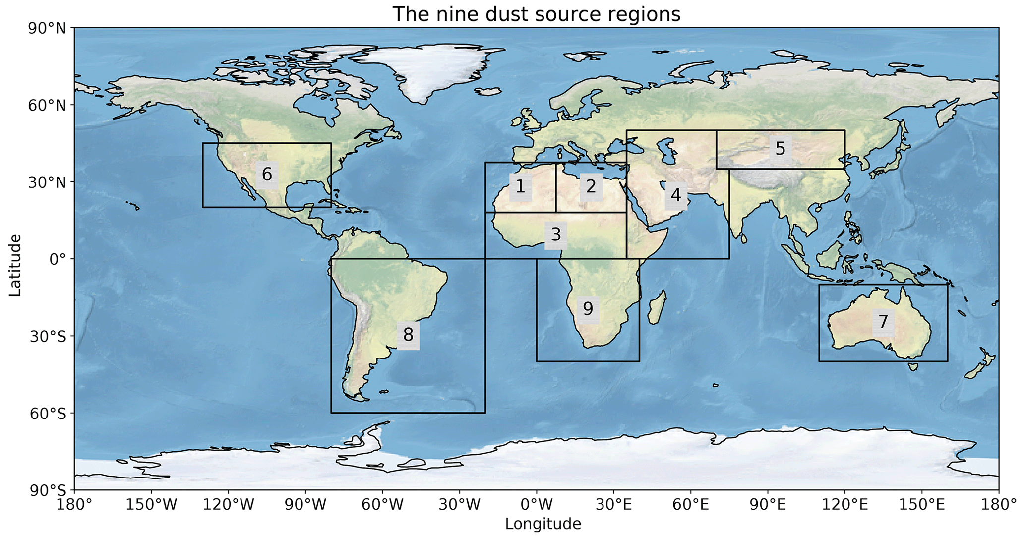 ACP Contribution Of The World s Main Dust Source Regions To The ACP Contribution Of The World s Main Dust Source Regions To The