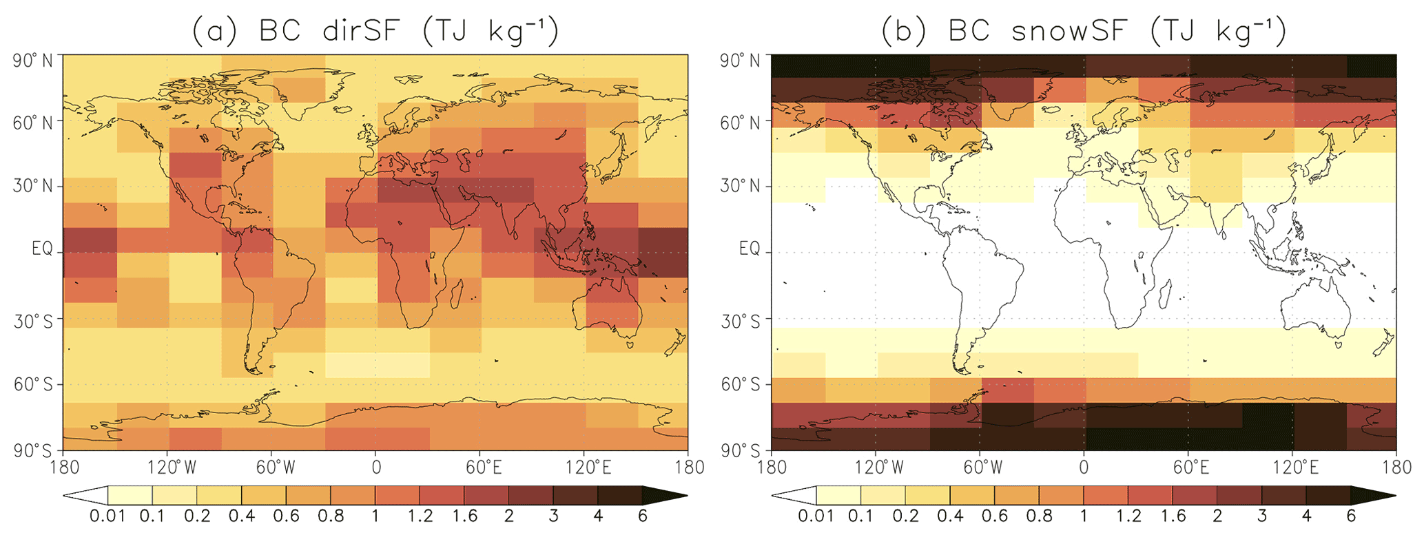 ACP - Mapping the dependence of black carbon radiative forcing on